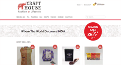 Desktop Screenshot of crafthouseindia.com